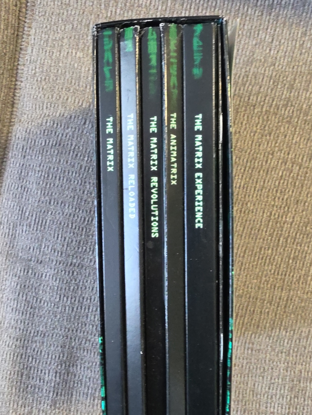 The Matrix DVD Box Set - Black with Green Accents
